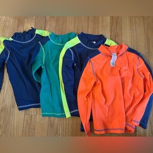Lot of Mini Boden rash guards size 4-5 yrs